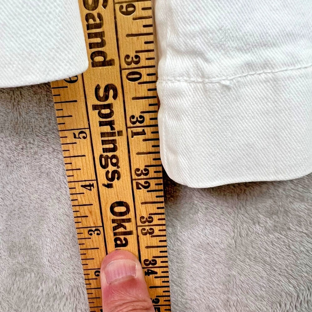 J Crew Jeans Womens 8 City Fit Denim Trouser Patch Pocket Vintage HK - Picture 8 of 10